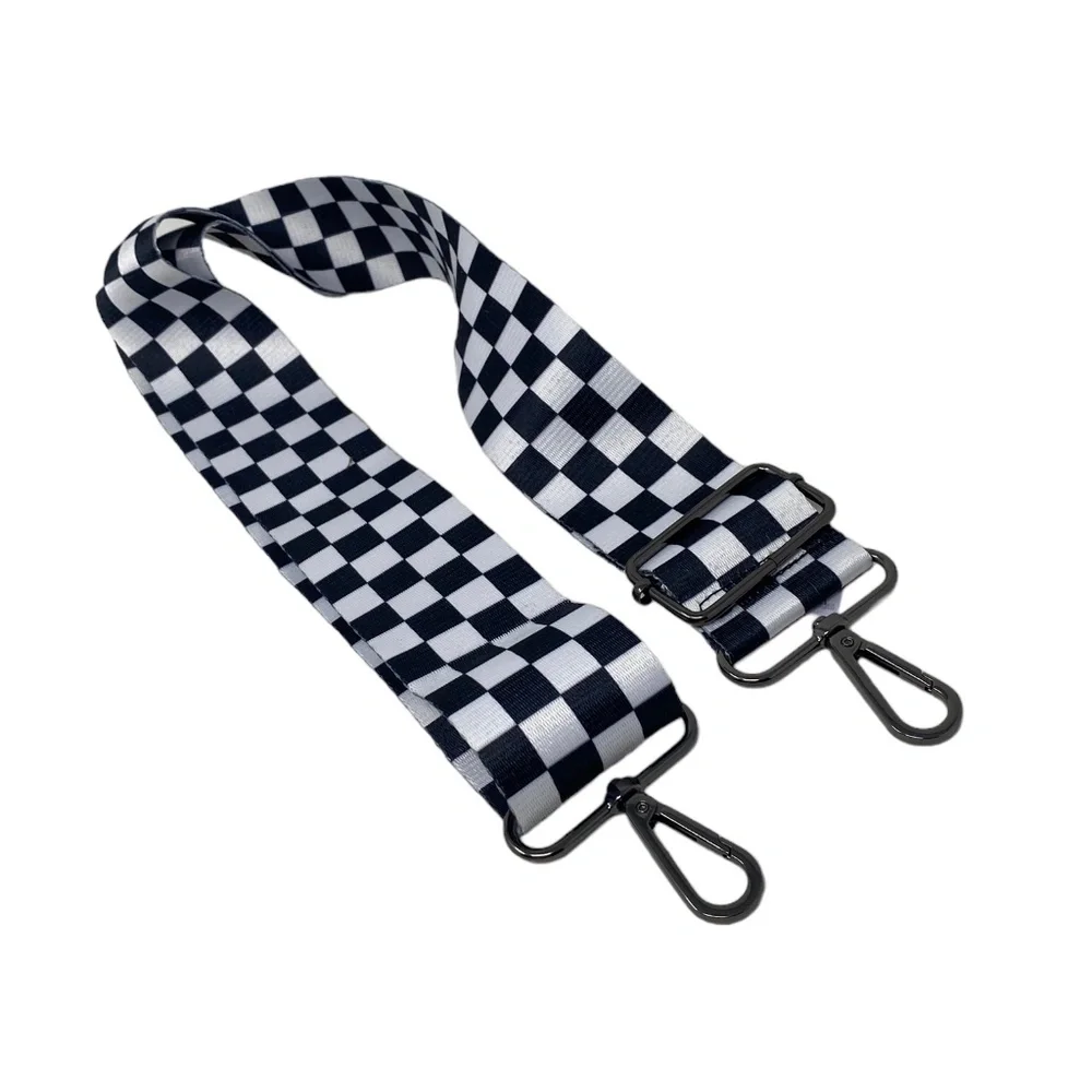 VANS Bag Strap Unisex Checkerboard Black White VN000CE9NOA - Picture 2 of 5